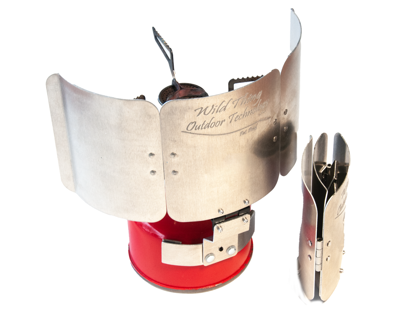 Ultralight camp stove windscreen — Wild Thing Outdoor Technology